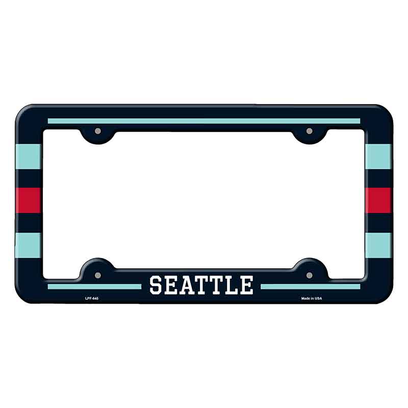 Seattle Novelty Metal Molded License Plate Frame LPF-645