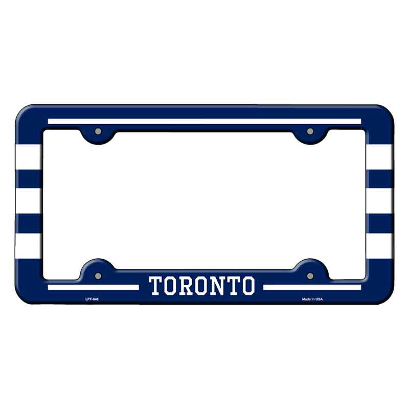 Toronto Novelty Metal Molded License Plate Frame LPF-648