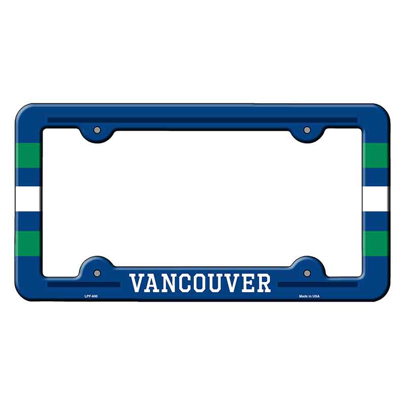 Vancouver Novelty Metal Molded License Plate Frame LPF-650