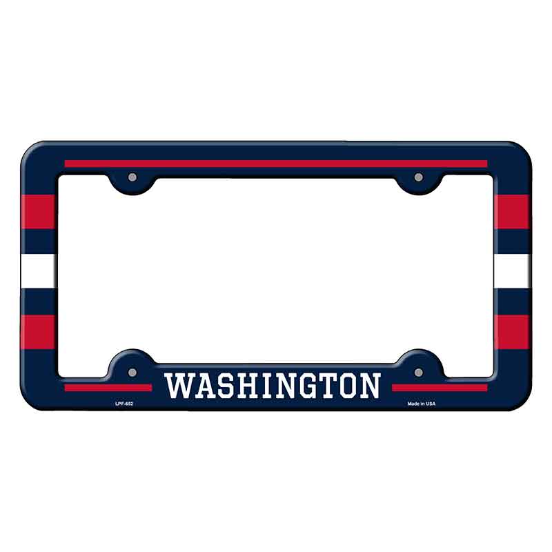 Washington Novelty Metal Molded License Plate Frame LPF-652