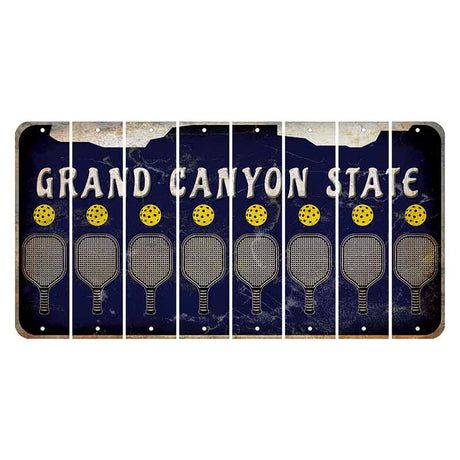 Arizona Navy Cut License Plate Strips (Set of 8)