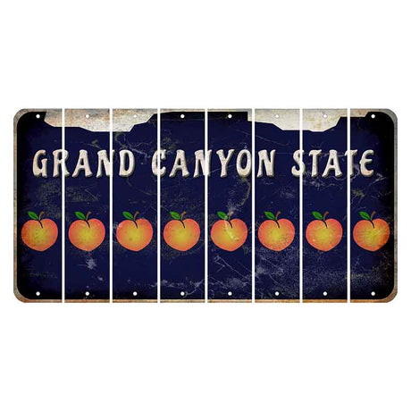 Arizona Navy Cut License Plate Strips (Set of 8)