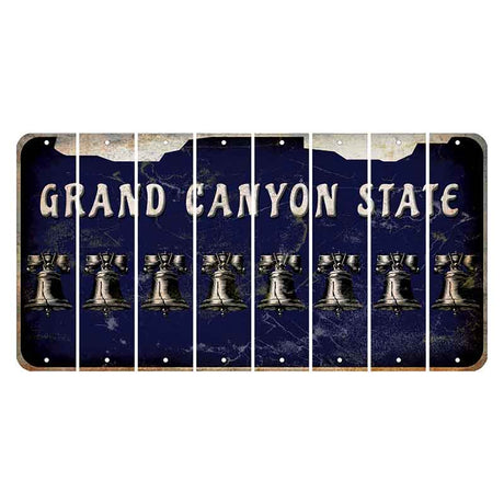 Arizona Navy Cut License Plate Strips (Set of 8)