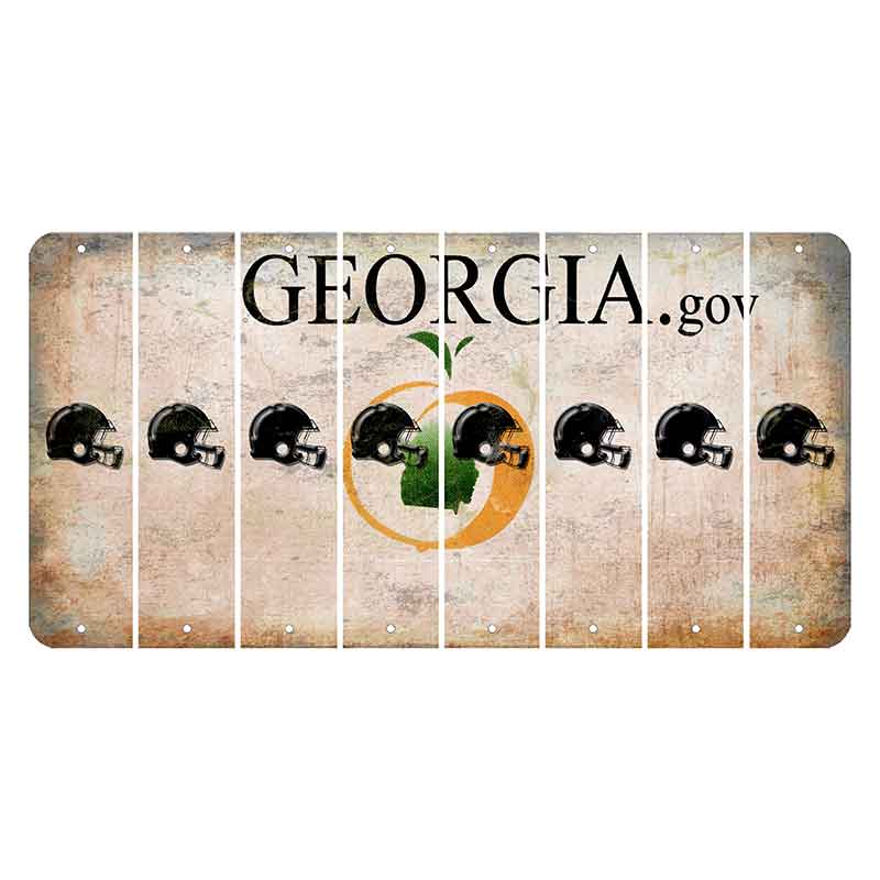 Georgia.gov Cut License Plate Strips (Set of 8)