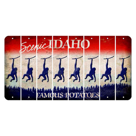 Idaho Scenic Cut License Plate Strips (Set of 8)