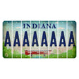 Indiana Recycle Cut License Plate Strips (Set of 8) A