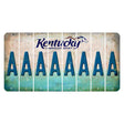 Kentucky Unbridled Spirit Cut License Plate Strips (Set of 8) A