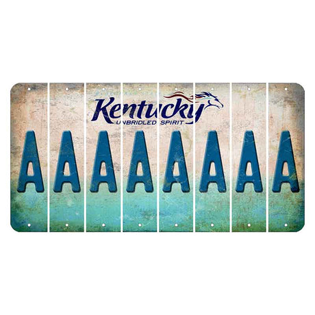 Kentucky Unbridled Spirit Cut License Plate Strips (Set of 8) A