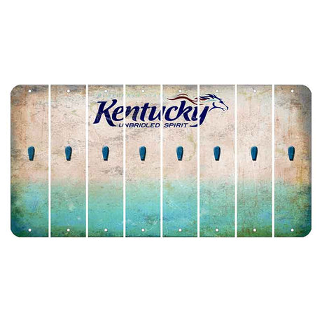 Kentucky Unbridled Spirit Cut License Plate Strips (Set of 8) Apostrophe