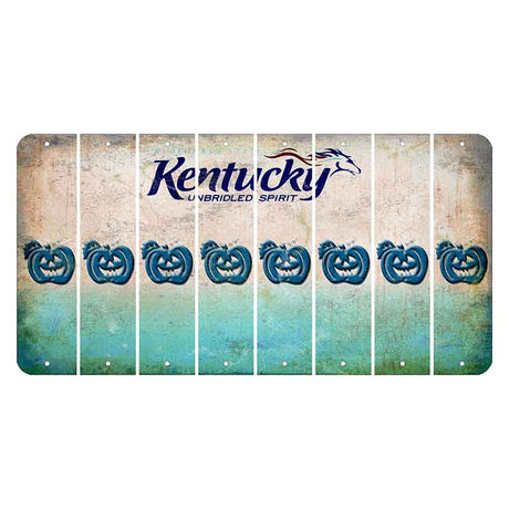 Kentucky Unbridled Spirit Cut License Plate Strips (Set of 8) Pumpkin