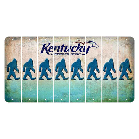 Kentucky Unbridled Spirit Cut License Plate Strips (Set of 8) Bigfoot