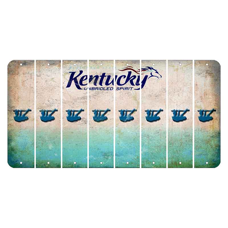 Kentucky Unbridled Spirit Cut License Plate Strips (Set of 8) Sloth