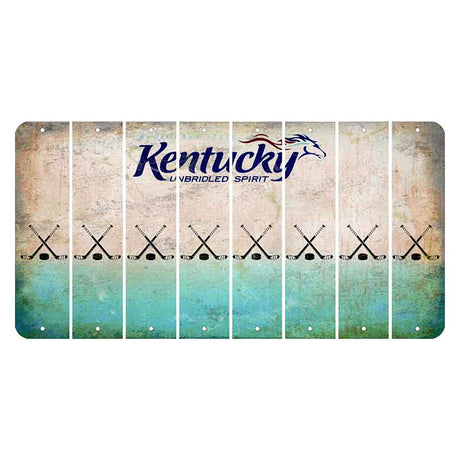 Kentucky Unbridled Spirit Cut License Plate Strips (Set of 8) Hockey