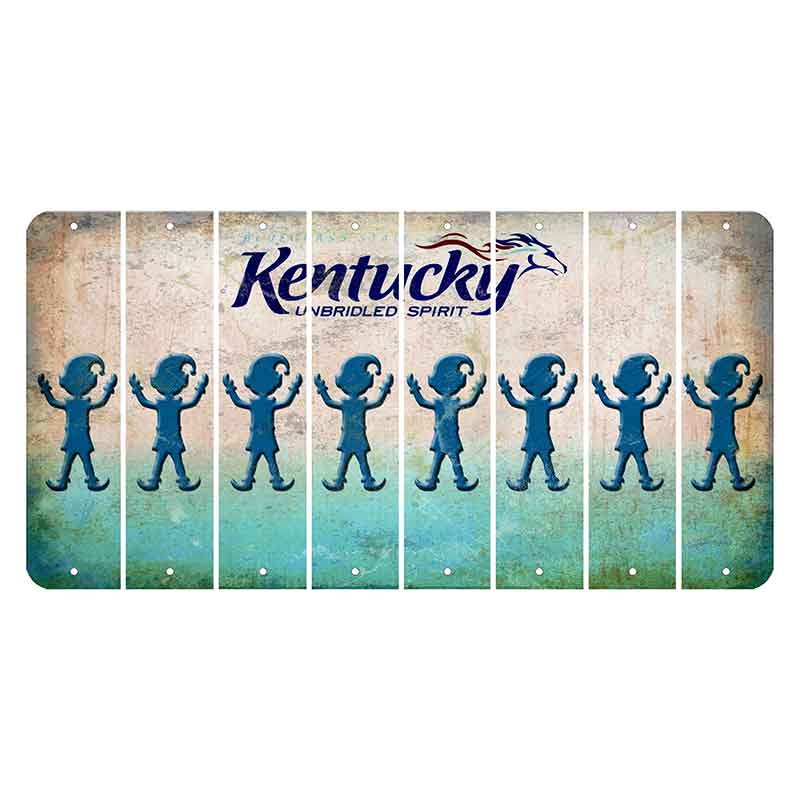 Kentucky Unbridled Spirit Cut License Plate Strips (Set of 8) Elf