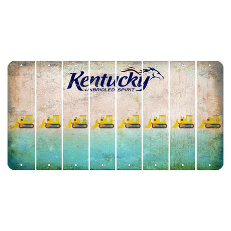 Kentucky Unbridled Spirit Cut License Plate Strips (Set of 8) Dozer