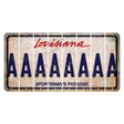 Louisiana Sportsmans Paradise Cut License Plate Strips (Set of 8) A