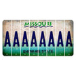 Missouri Show Me State Cut License Plate Strips (Set of 8) A