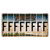 Montana Big Sky Country Cut License Plate Strips (Set of 8) F