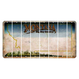 Montana Big Sky Country Cut License Plate Strips (Set of 8) Blank