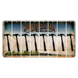 Montana Big Sky Country Cut License Plate Strips (Set of 8) Hammer