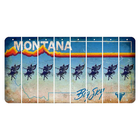 Montana Big Sky Cut License Plate Strips (Set of 8) Fairy