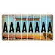 North Dakota Legendary Cut License Plate Strips (Set of 8) A