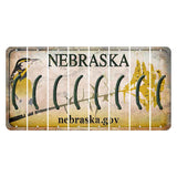 Nebraska.gov Cut License Plate Strips (Set of 8) Parenthesis - Left