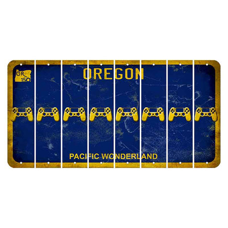 Oregon Pacific Wonderland Cut License Plate Strips (Set of 8) PS Controller