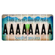 South Carolina Smiling Faces Cut License Plate Strips (Set of 8) A