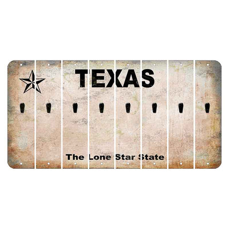 Texas Classic Cut License Plate Strips (Set of 8) Apostrophe