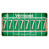 Vermont Green Mountain State Cut License Plate Strips (Set of 8) 7