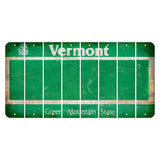 Vermont Green Mountain State Cut License Plate Strips (Set of 8) Blank