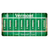 Vermont Green Mountain State Cut License Plate Strips (Set of 8) Exclamation Point