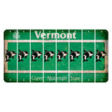 Vermont Green Mountain State Cut License Plate Strips (Set of 8) Whale