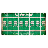 Vermont Green Mountain State Cut License Plate Strips (Set of 8) Grill