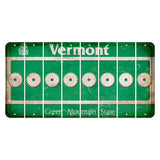 Vermont Green Mountain State Cut License Plate Strips (Set of 8) Saw Blade