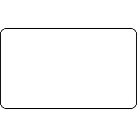 White Dye Sublimation No Holes Blank 6 X 12 Metal Novelty License Plate Tag SS-000