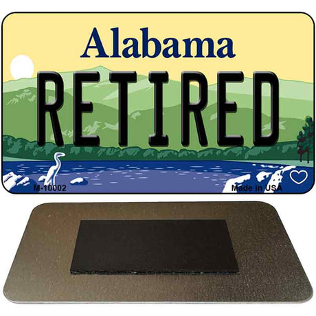 Retired Alabama State Magnet Novelty M-10002