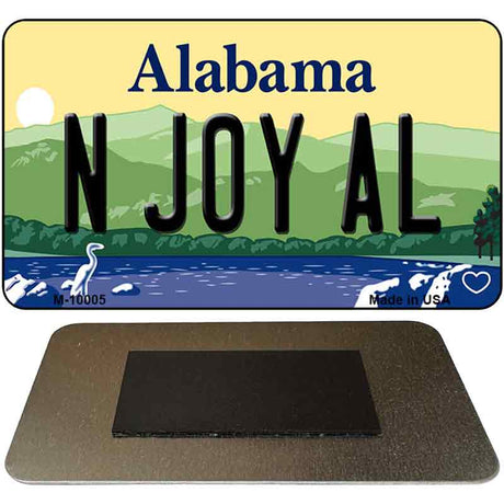 N Joy AL Alabama State Magnet Novelty M-10005