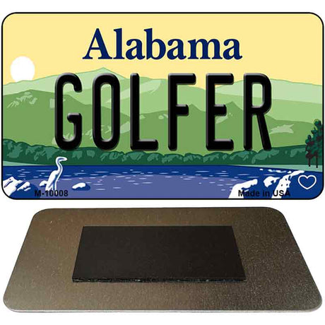 Golfer Alabama State Magnet Novelty M-10008