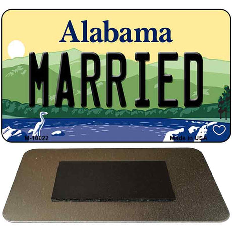 Married Alabama State Magnet Novelty M-10022