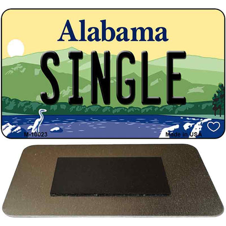 Single Alabama State Magnet Novelty M-10023