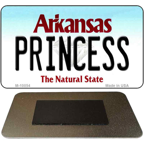 Princess Arkansas State License Plate Tag Magnet Novelty M-10054