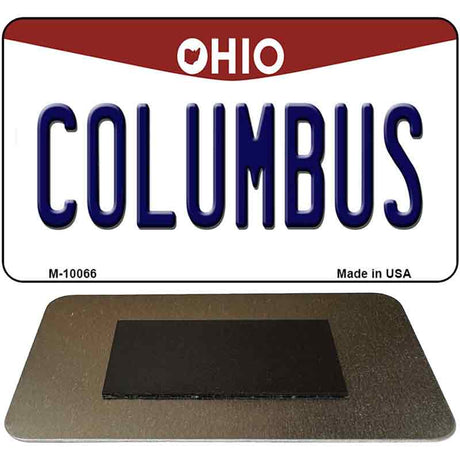 Columbus Ohio State License Plate Tag Magnet M-10066