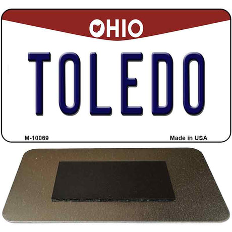 Toledo Ohio State License Plate Tag Magnet M-10069