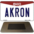 Akron Ohio State License Plate Tag Magnet M-10070