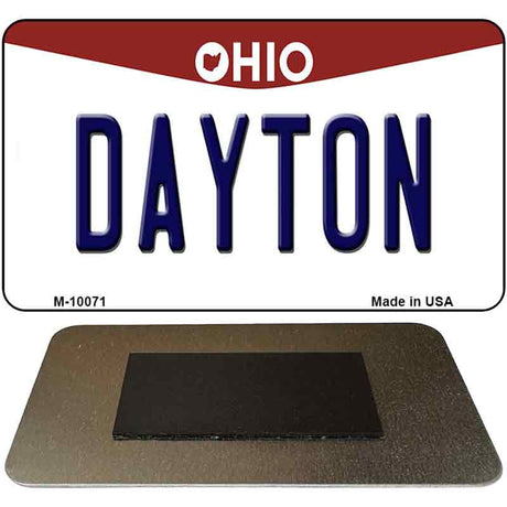 Dayton Ohio State License Plate Tag Magnet M-10071