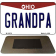 Grandpa Ohio State License Plate Tag Magnet M-10079