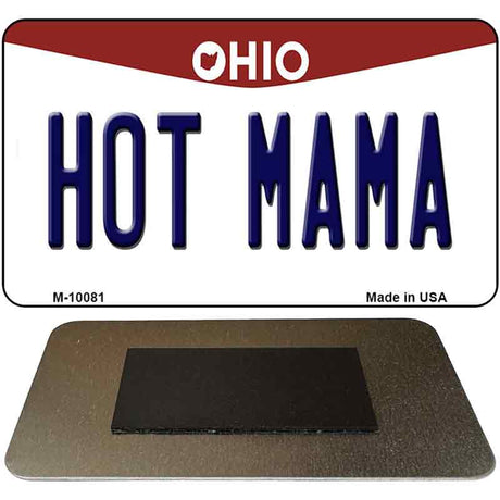 Hot Mama Ohio State License Plate Tag Magnet M-10081