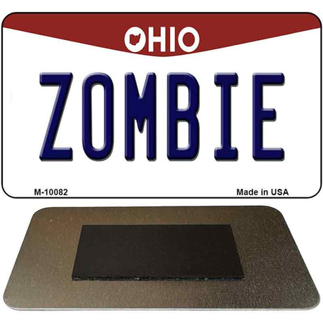 Zombie Ohio State License Plate Tag Magnet M-10082